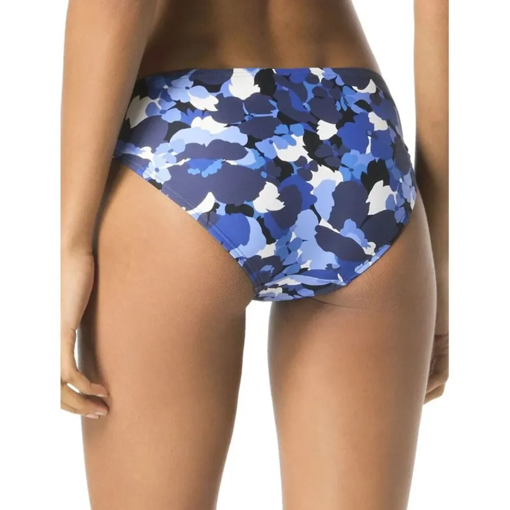 Michael Kors Womens Classic Bikini Bottom Small New Navy - NWT $58